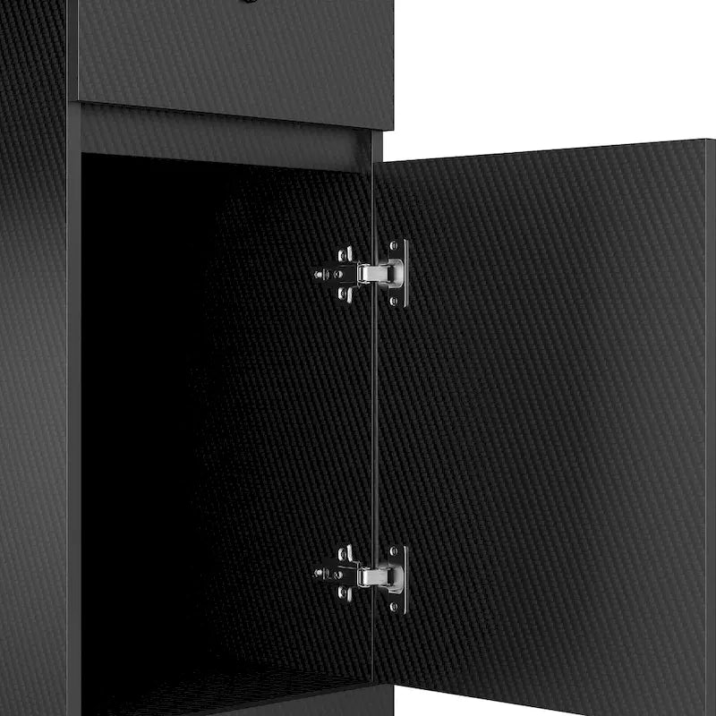 Modern Computer Office Desk with Charging Ports and Lockable for Home Office or Workspaces