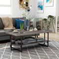 47-Zoll-Metall-Couchtisch mit 1 Ablage