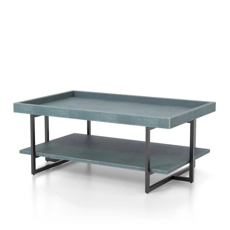 47-Zoll-Metall-Couchtisch mit 1 Ablage