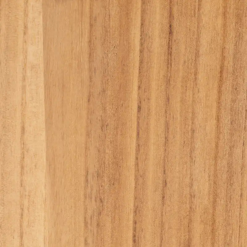 2-Schubladen-Holztisch mit Rattan-Eiche