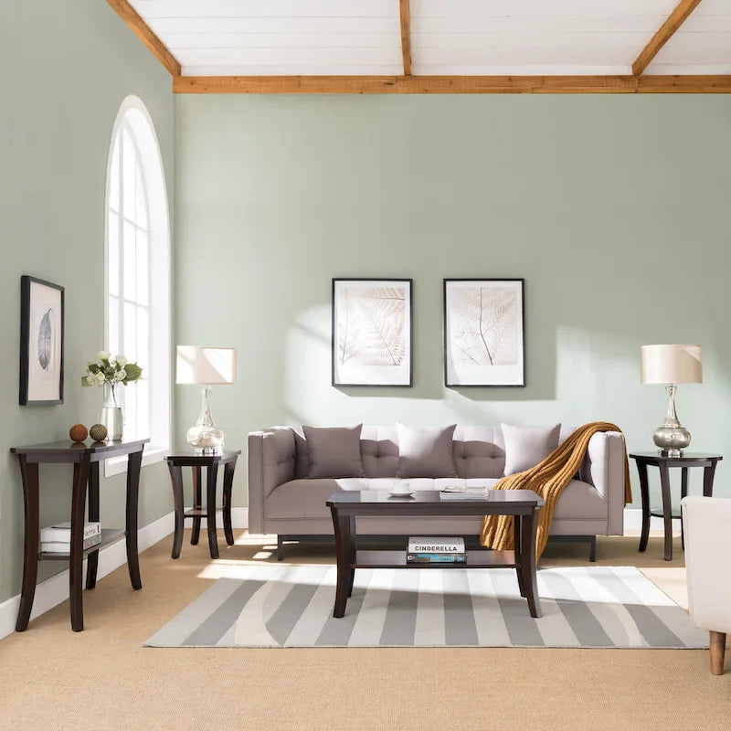 Narrow Table with Shelf