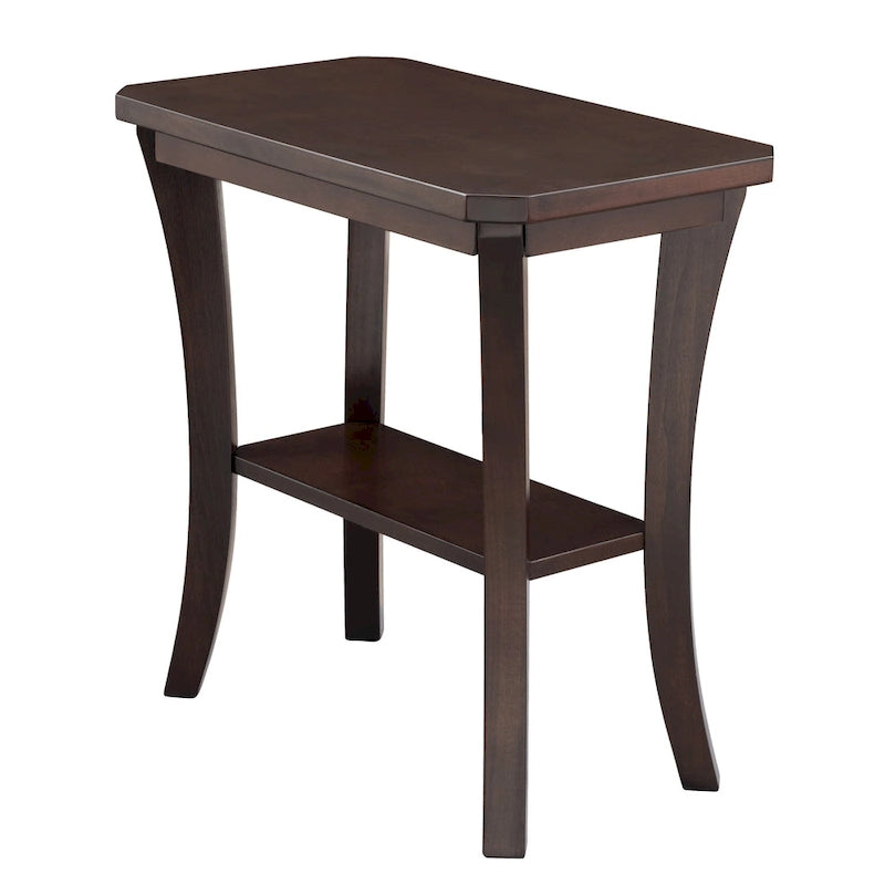 Narrow Table with Shelf
