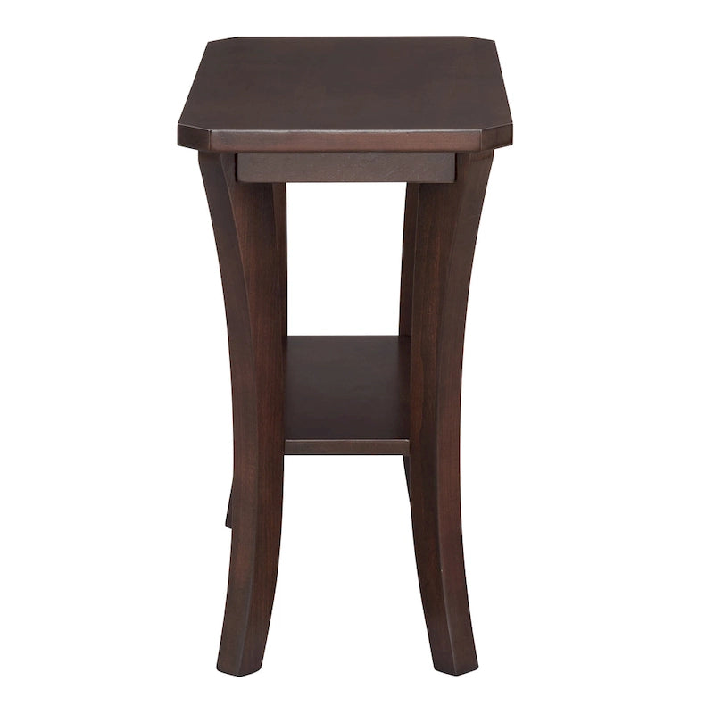 Narrow Table with Shelf