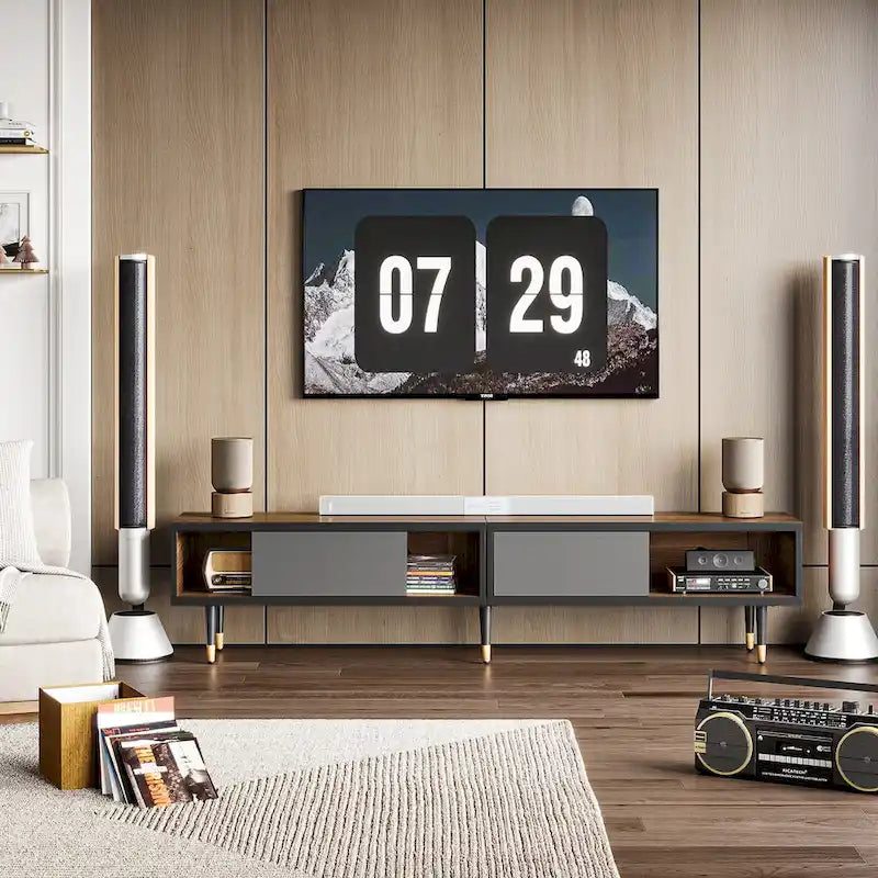 Modern TV up to for 85 inch TVs Entertainment Center with - 80 inch