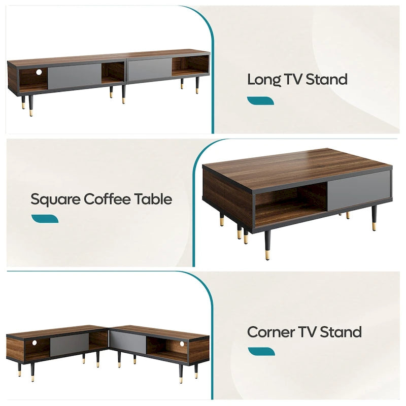 Modern TV up to for 85 inch TVs Entertainment Center with - 80 inch