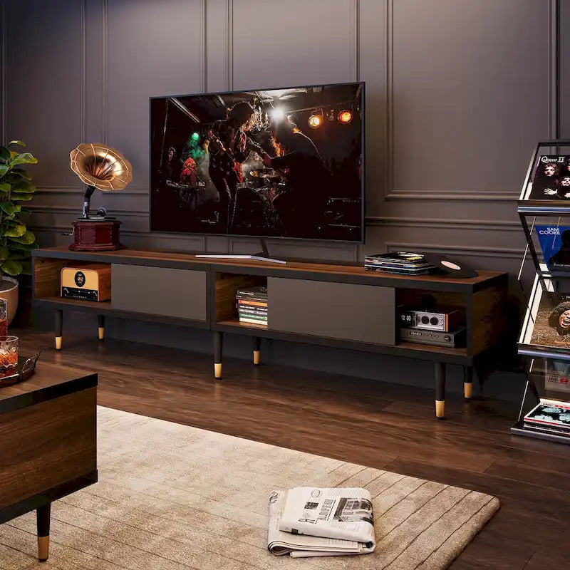 Modern TV up to for 85 inch TVs Entertainment Center with - 80 inch