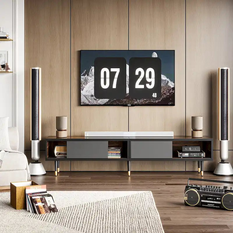 Modern TV up to for 85 inch TVs Entertainment Center with - 80 inch