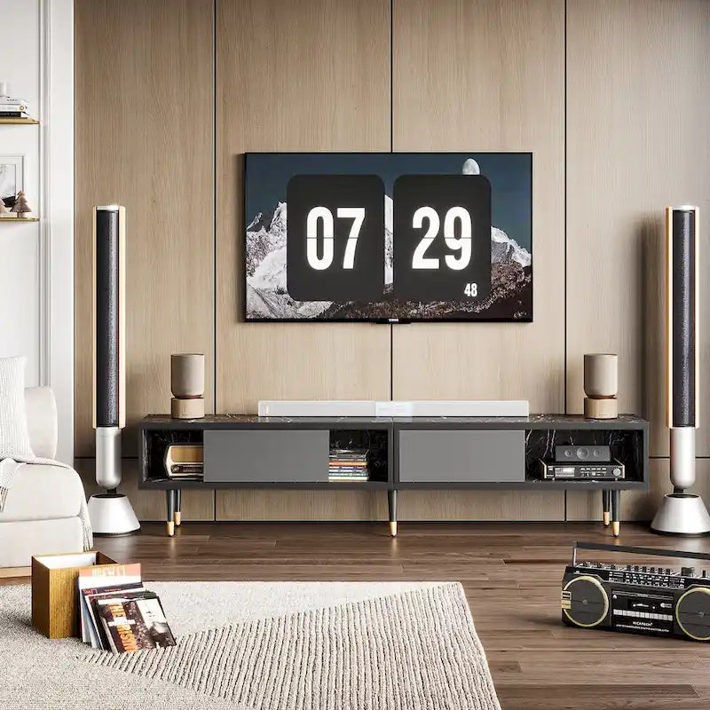 Modern TV up to for 85 inch TVs Entertainment Center with - 80 inch