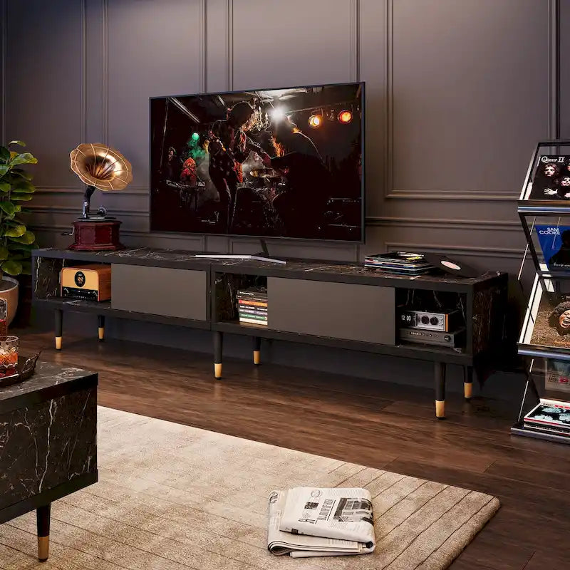 Modern TV up to for 85 inch TVs Entertainment Center with - 80 inch