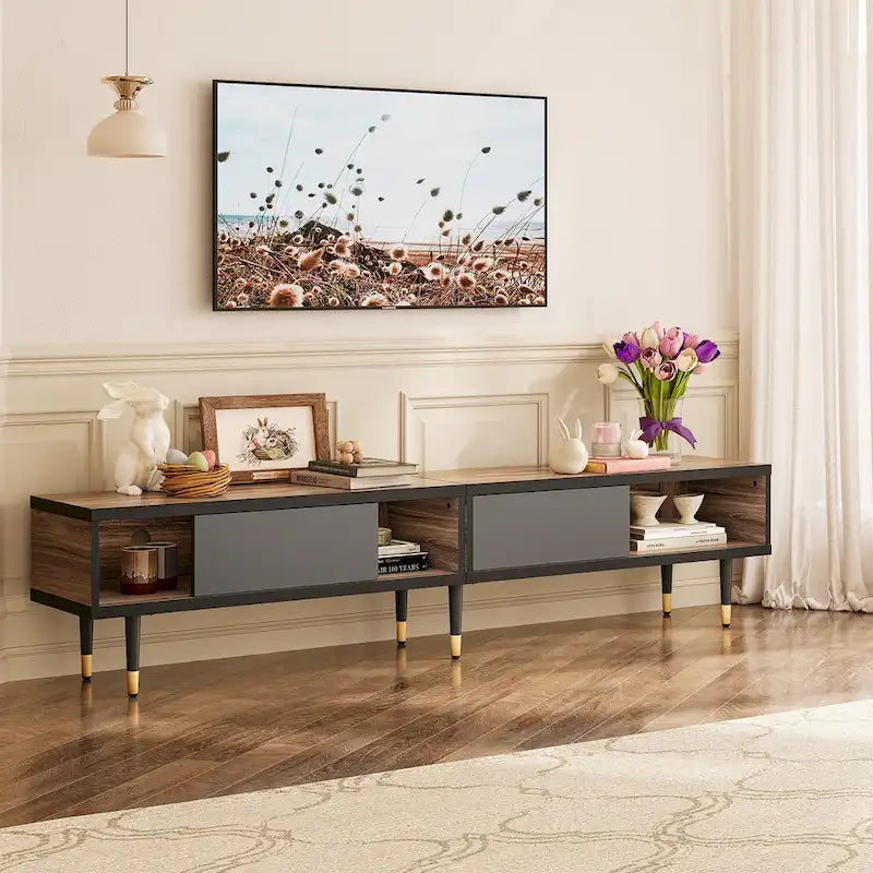 Modern TV up to for 85 inch TVs Entertainment Center with - 80 inch