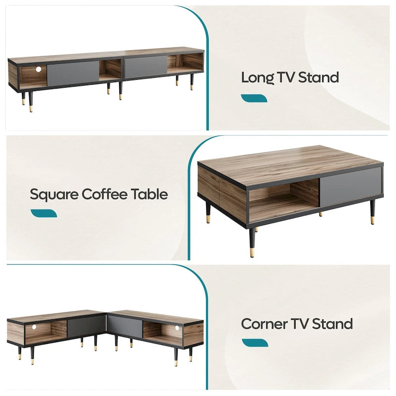 Modern TV up to for 85 inch TVs Entertainment Center with - 80 inch