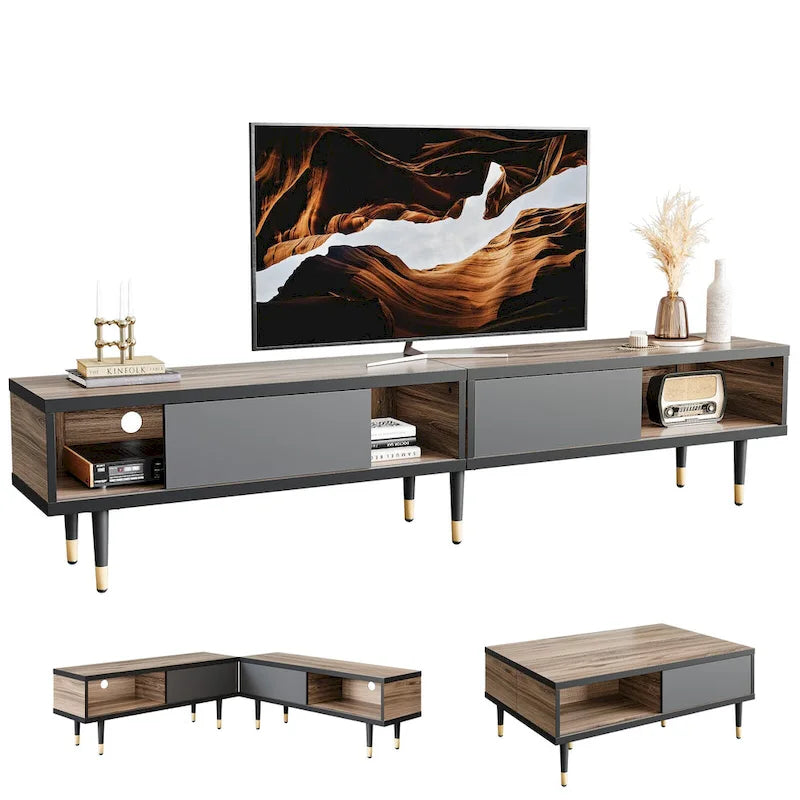 Modern TV up to for 85 inch TVs Entertainment Center with - 80 inch
