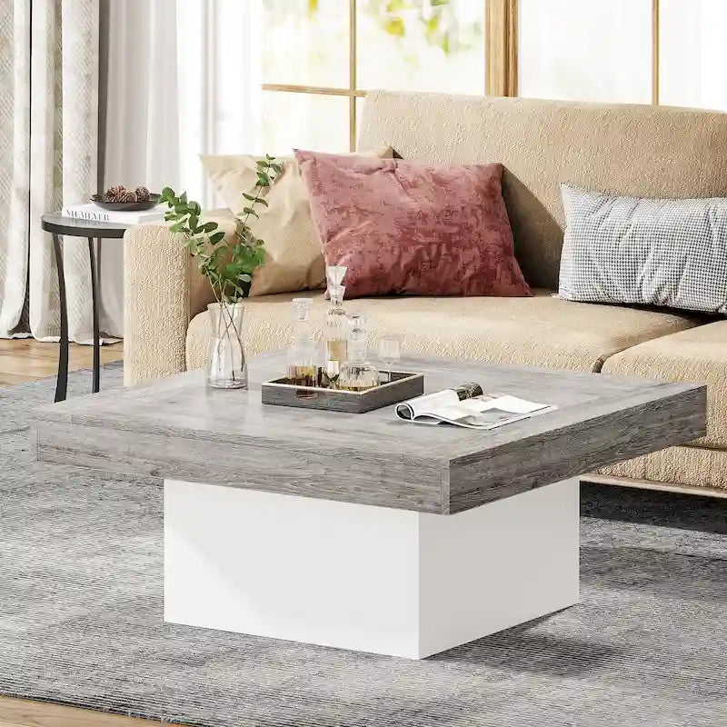 Struttura quadrata in legno ingegnerizzato con LED