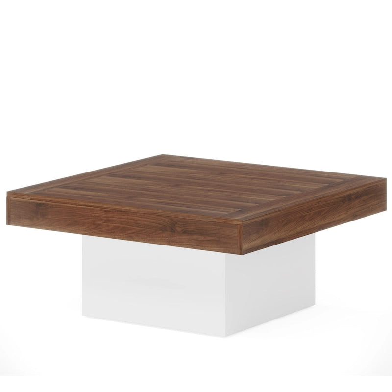 Struttura quadrata in legno ingegnerizzato con LED