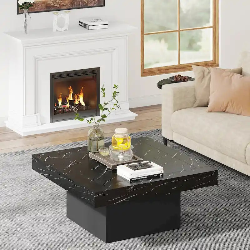 Struttura quadrata in legno ingegnerizzato con LED