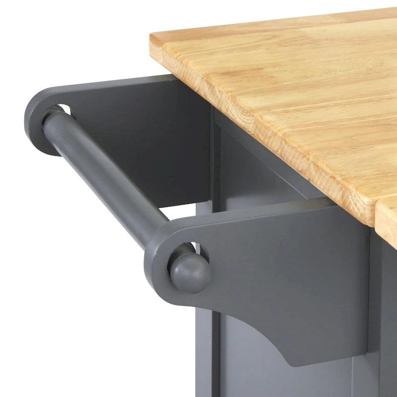 Carrello da cucina a 3 ante ribaltabili