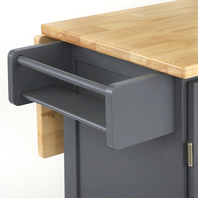Carrello da cucina a 3 ante ribaltabili