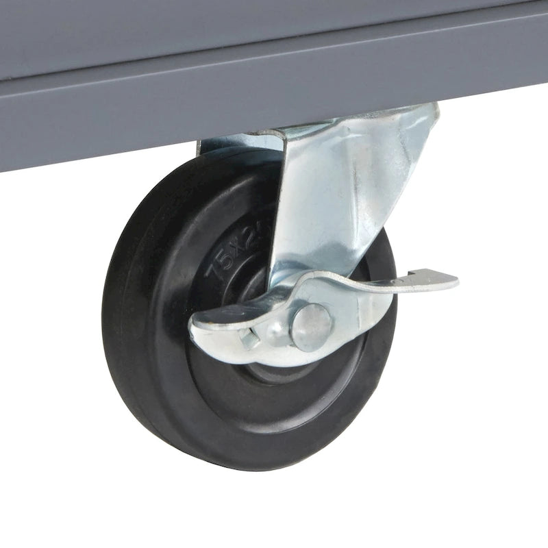 Carrello da cucina a 3 ante ribaltabili
