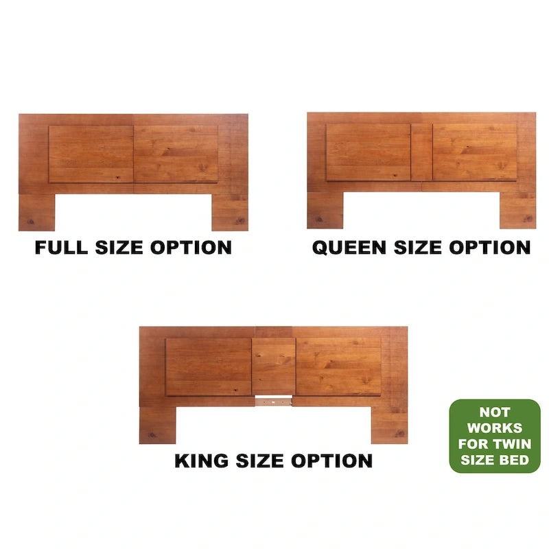 Tête de lit à panneau plat pour 3 tailles (king/queen/double)