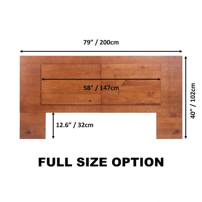 Tête de lit à panneau plat pour 3 tailles (king/queen/double)