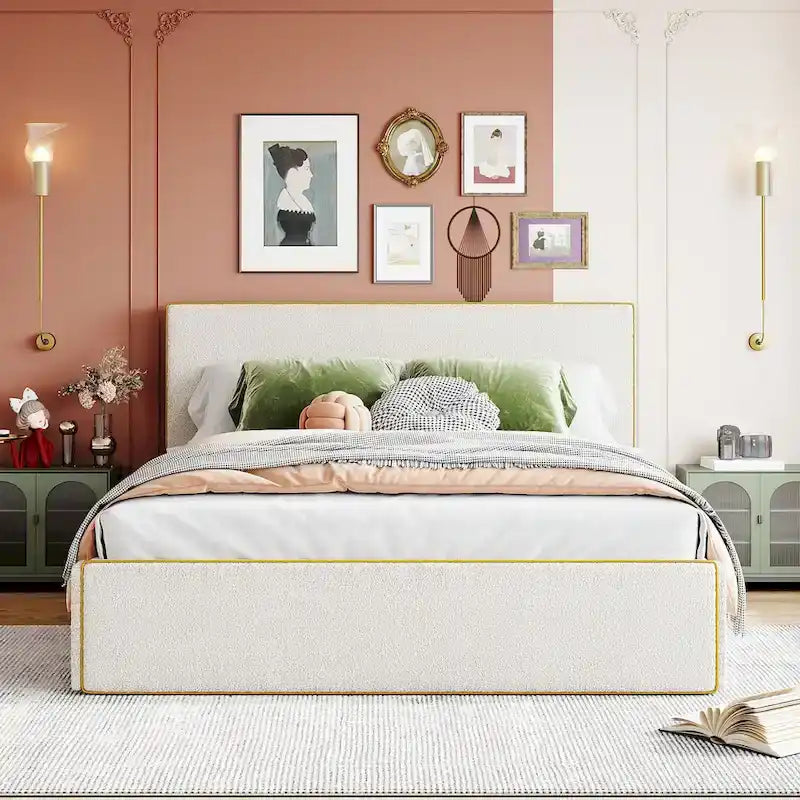 Queen Size Platform Bed with 4