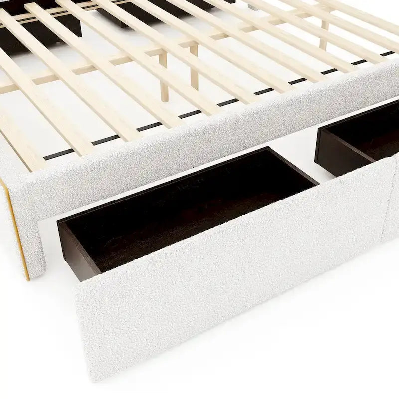 Queen Size Platform Bed with 4