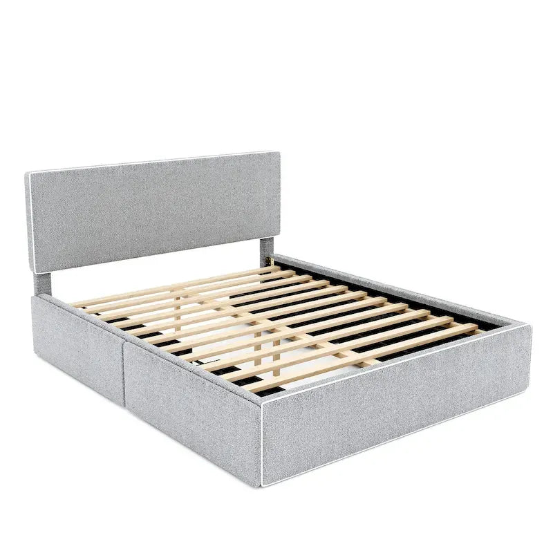 Queen Size Platform Bed with 4