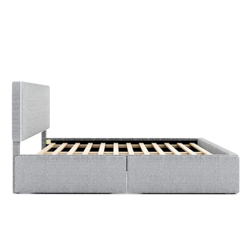 Queen Size Platform Bed with 4
