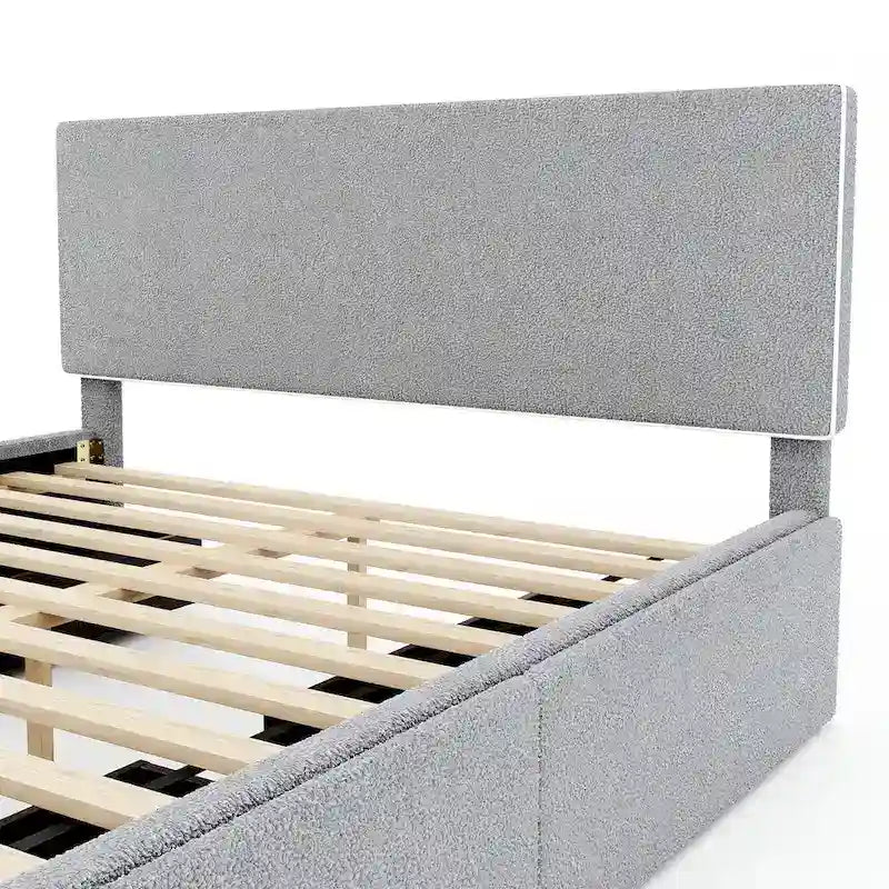 Queen Size Platform Bed with 4