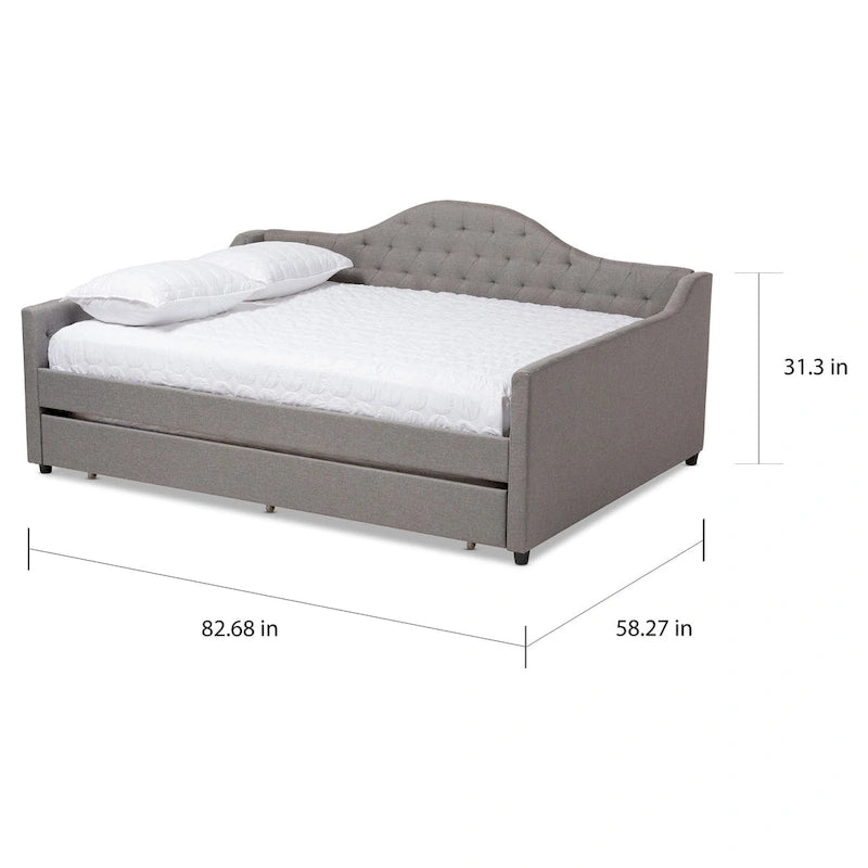 Modernes Tagesbett mit ausziehbarem Gästebett
