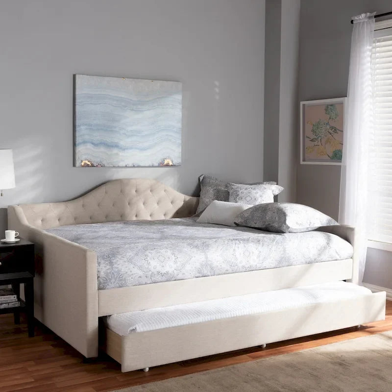 Modernes Tagesbett mit ausziehbarem Gästebett