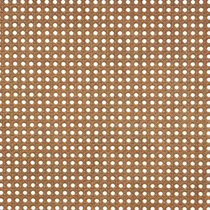 Klassisches und traditionelles Kopfteil aus Eschenholz mit Walnuss-Finish und Rattan