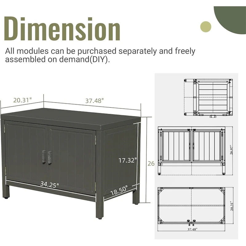 Outdoor Kitchen Island with