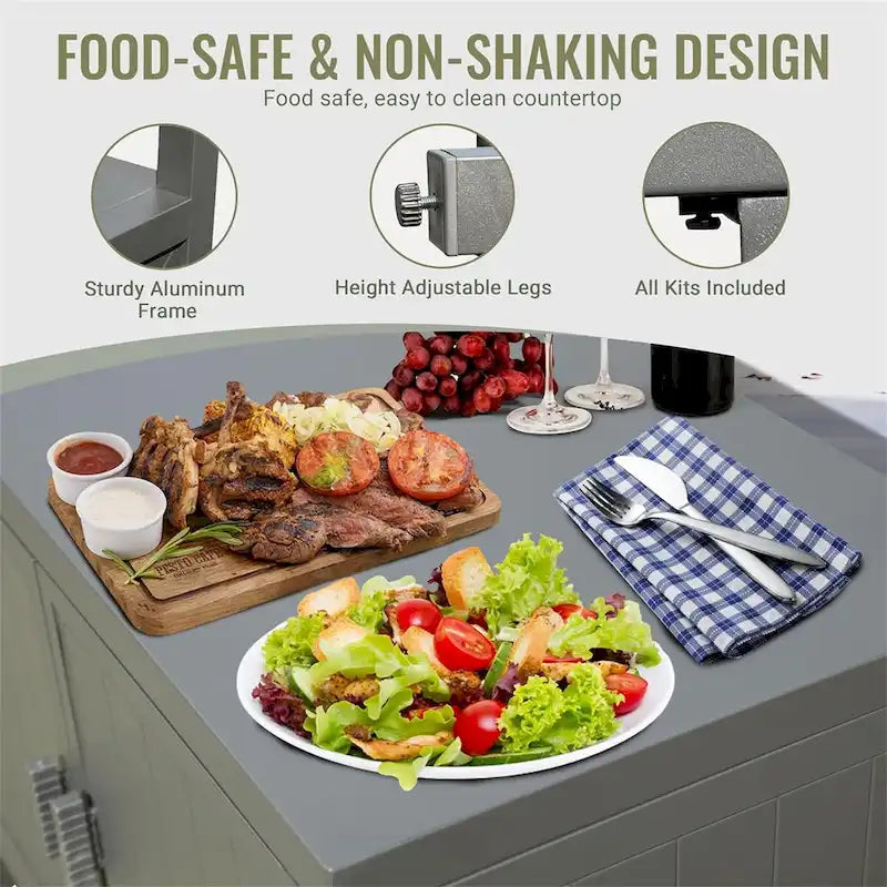 Outdoor Kitchen Island with
