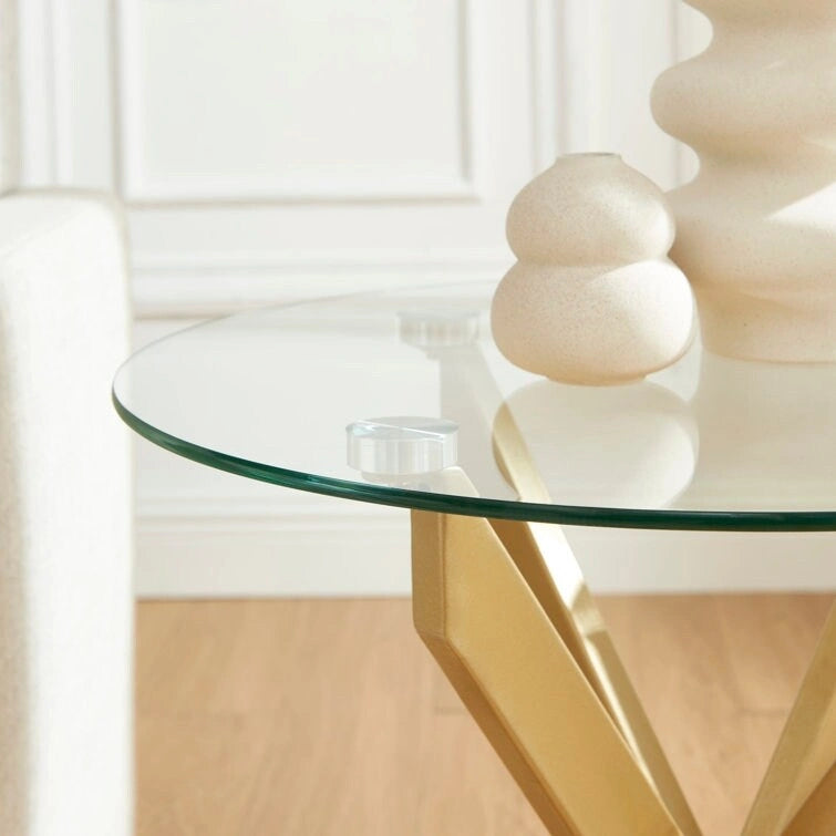 Table de 19.7 avec plateau en verre