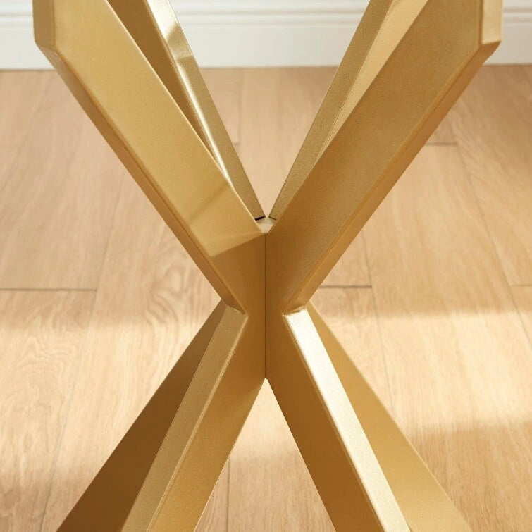 Table de 19.7 avec plateau en verre