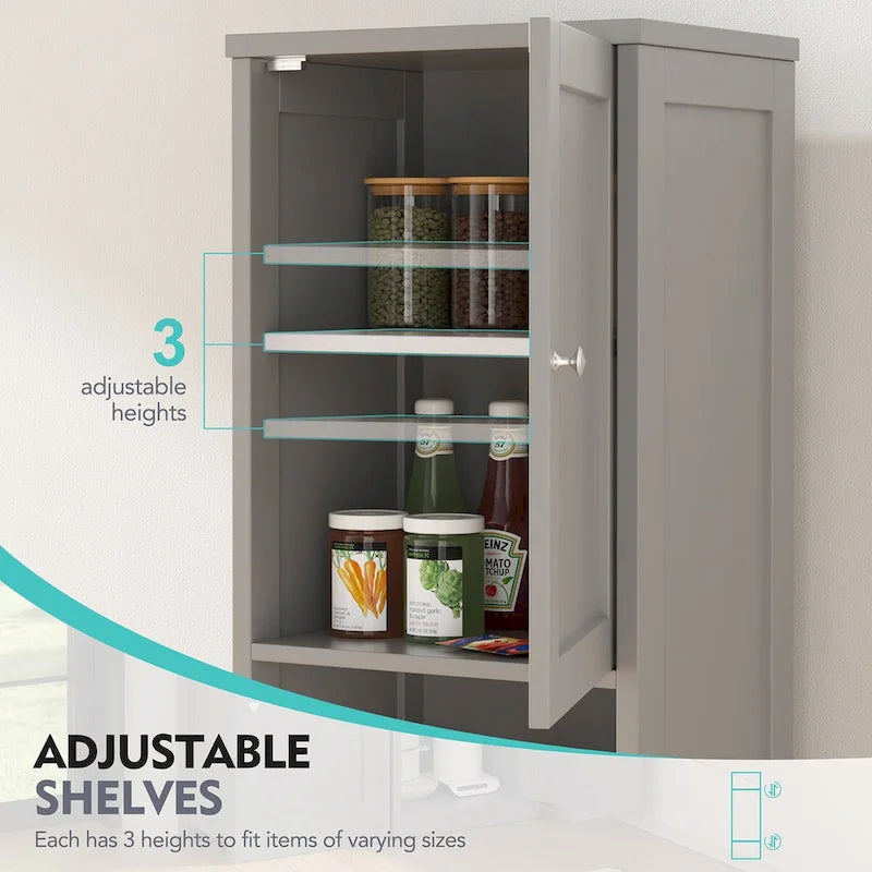 Mobiletto da bagno alto, dispensa stretta indipendente da 64H