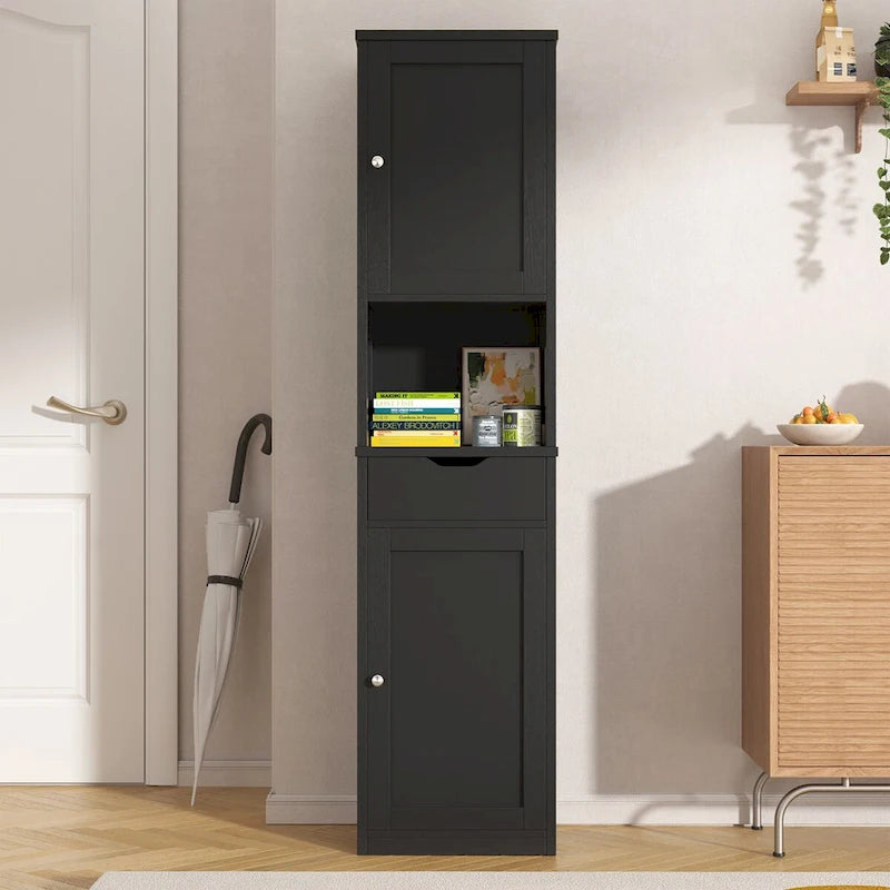 Mobiletto da bagno alto, dispensa stretta indipendente da 64H