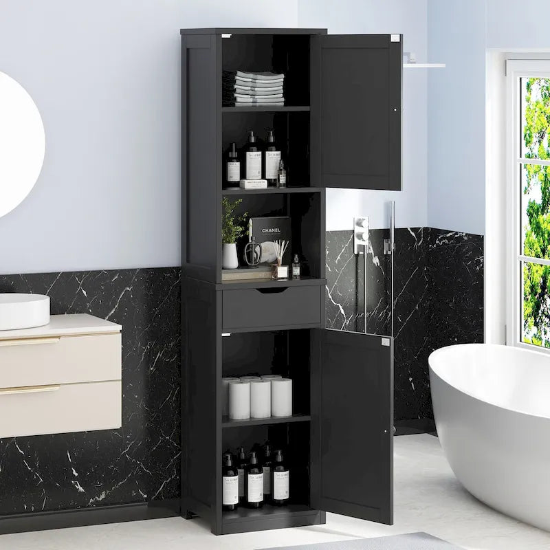 Mobiletto da bagno alto, dispensa stretta indipendente da 64H