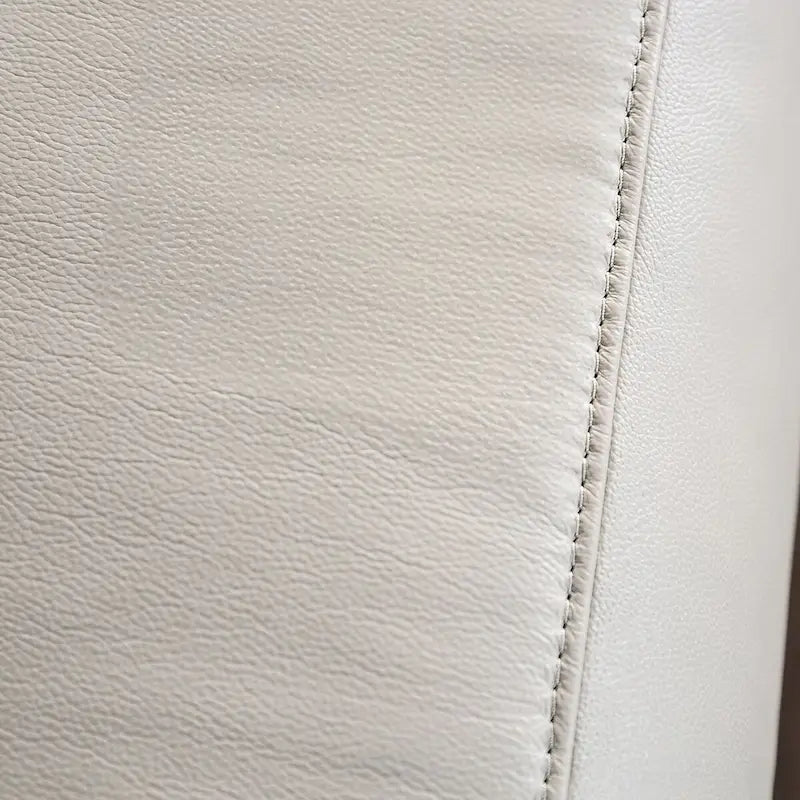 Modernes Zweisitzer-Sofa aus Lederimitat mit Liegefunktion