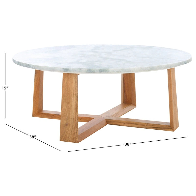 Marble Top - 38Wx38Dx15H